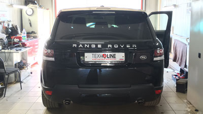 Range Rover Sport в диагностическом цеху