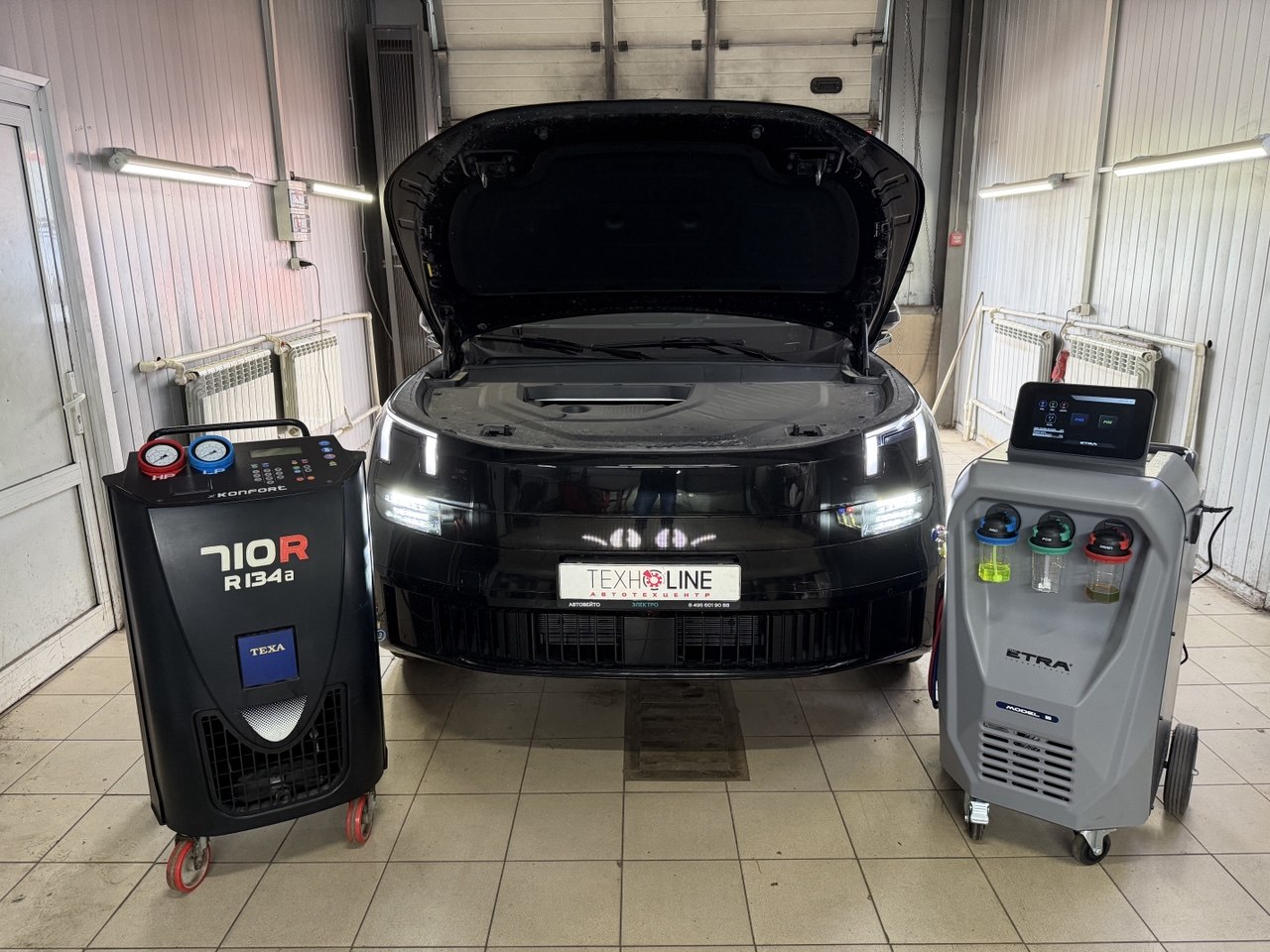 Автоматическая заправочная станция konfort 710r и ETRA Model-5