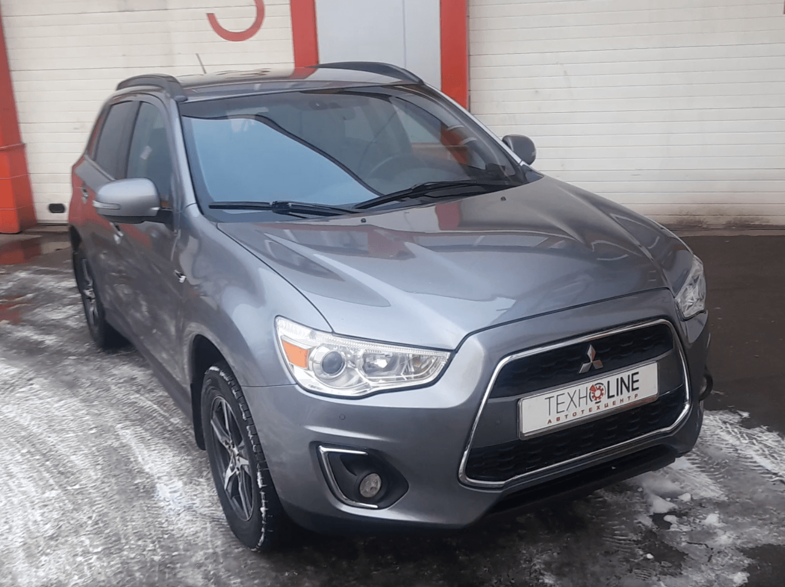 Mitsubishi ASX после ремонта готов к выдаче клиенту
