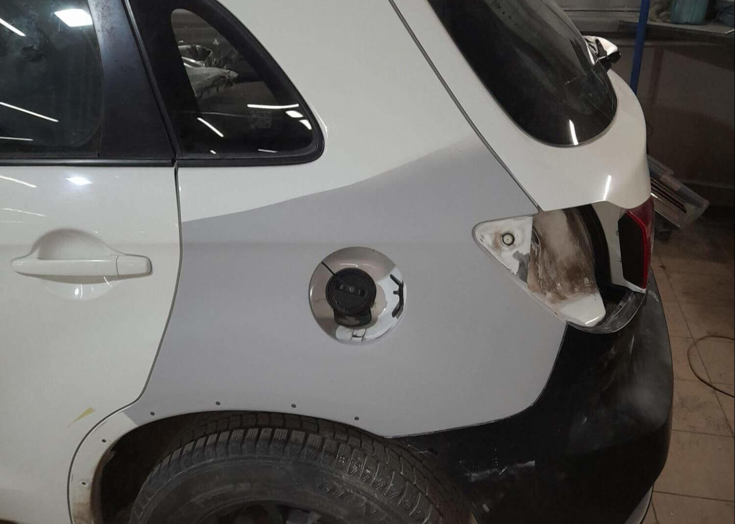 Автомобиль готов к покраске